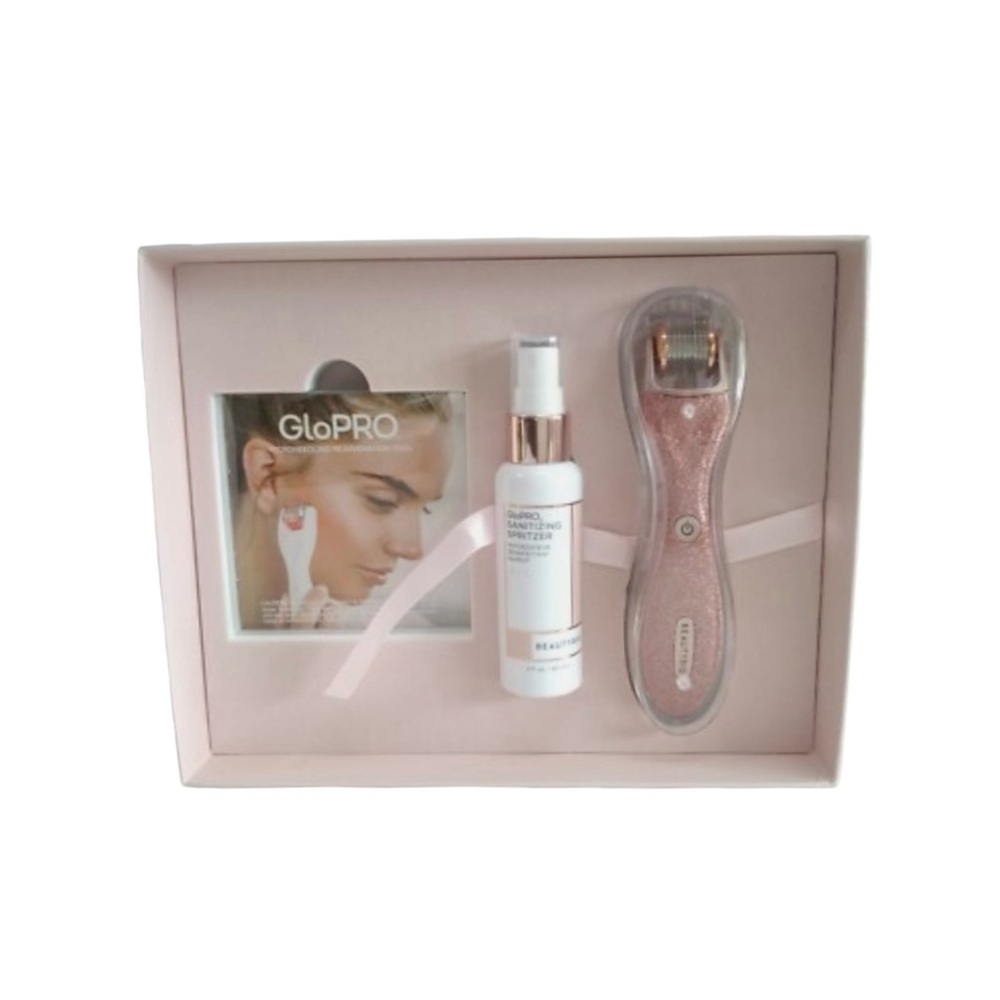 BEAUTYBIO GloPRO Facial Microneedling Tool - Glitter Pink